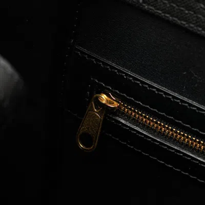 Pre-owned Balenciaga Black Canvas Leather Shoulder Bag Tote Bag ()