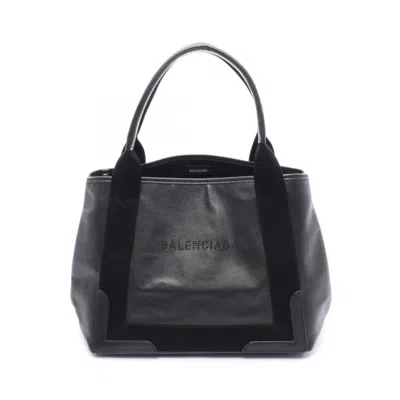 Pre-owned Balenciaga Black Leather Tote Bag ()