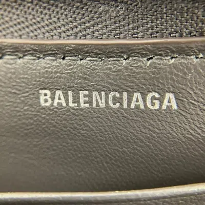 Pre-owned Balenciaga Gray Leather Long Wallet (bi-fold) ()