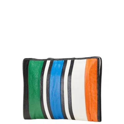Pre-owned Balenciaga Multi-color Leather Clutch Bag ()