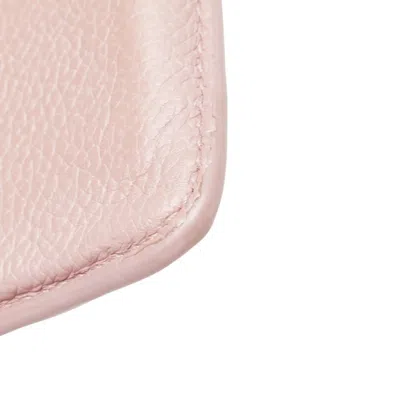 Pre-owned Balenciaga Pink Leather Coin Purse/coin Case ()