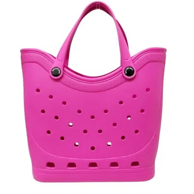 Pre-owned Balenciaga Pink Rubber Tote Bag ()