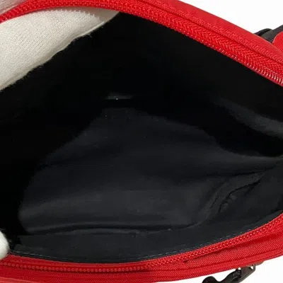 Pre-owned Balenciaga Red Color Nylon Shoulder Bag ()
