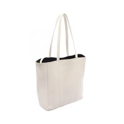 Pre-owned Balenciaga White Leather Tote Bag ()