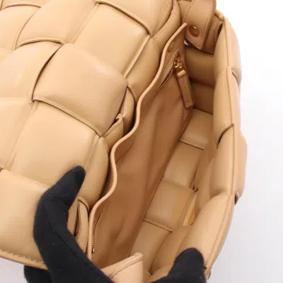 Pre-owned Bottega Veneta Beige Leather Shoulder Bag () In Sand