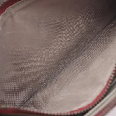 Pre-owned Bottega Veneta Red Color Leather Long Wallet (bi-fold) ()