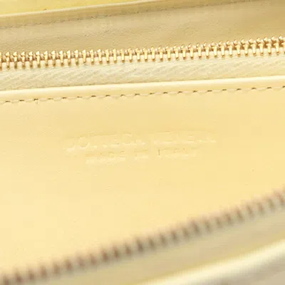 Pre-owned Bottega Veneta Yellow Leather Long Wallet (bi-fold) ()