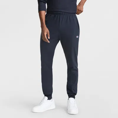 Champion Men's Powerblend Fleece Relaxed Pants In Navy