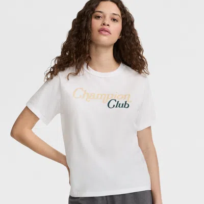 Champion Classic Graphic T-shirt,  Club In White