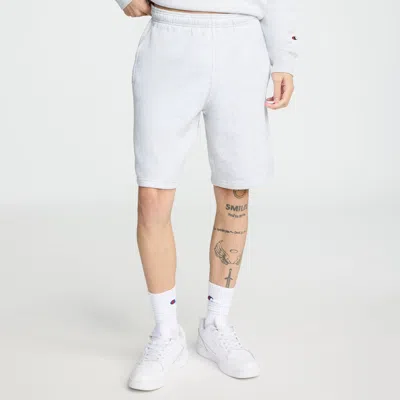 Champion 10" Powerblend Fleece Short In White