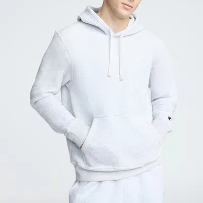 Champion Powerblend Hoodie, C Logo In White