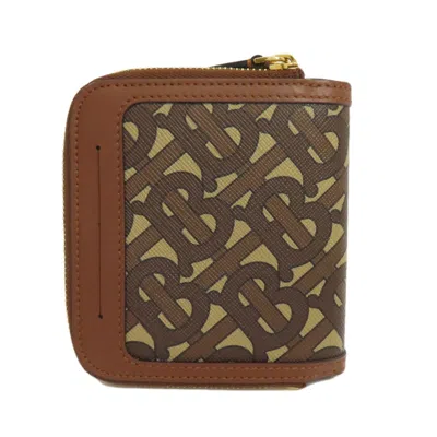 Pre-owned Burberry Brown Leather Wallet (bi-fold) ()