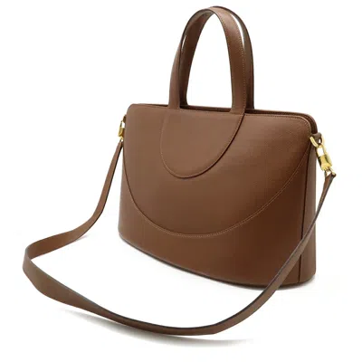 Pre-owned Bvlgari Brown Leather Handbag Shoulder Bag ()