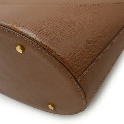 Pre-owned Bvlgari Brown Leather Handbag Shoulder Bag ()