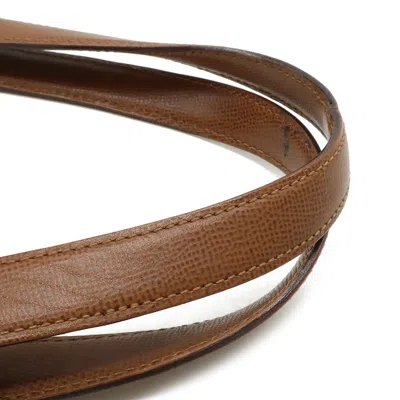 Pre-owned Bvlgari Brown Leather Handbag Shoulder Bag ()