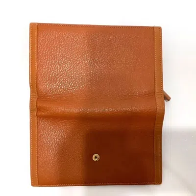 Pre-owned Bvlgari Brown Leather Wallet (bi-fold) ()