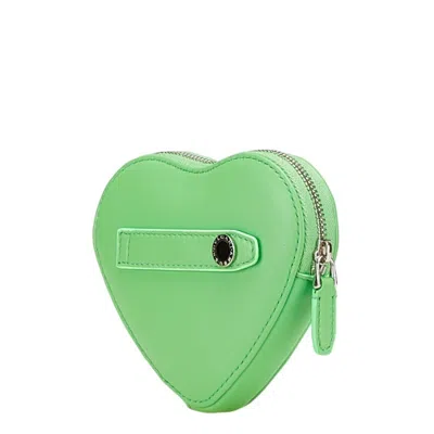 Pre-owned Bvlgari Green Leather Coin Purse/coin Case ()
