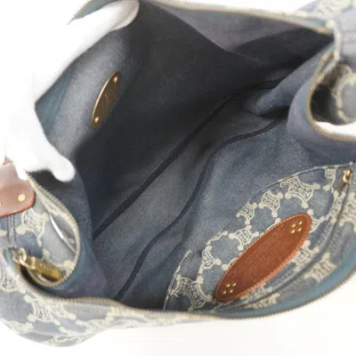 Pre-owned Celine Blue Denim Shoulder Bag ()