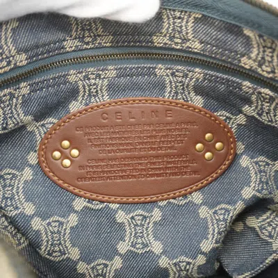Pre-owned Celine Blue Denim Shoulder Bag ()