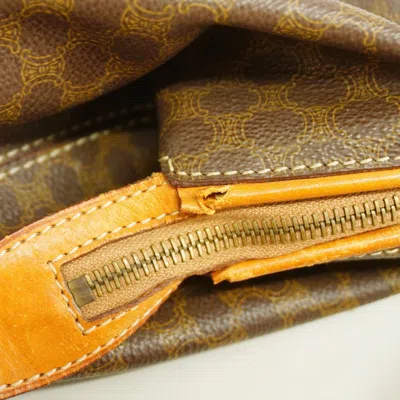 Pre-owned Celine Brown Pvc Backpack ()