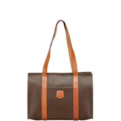 Pre-owned Celine Brown Pvc Leather Handbag Tote Bag ()