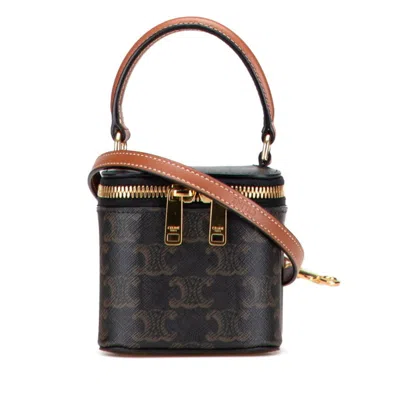 Pre-owned Celine Brown Pvc Leather Shoulder Bag ()