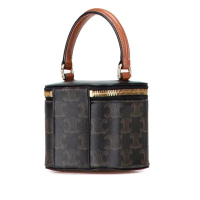 Pre-owned Celine Brown Pvc Leather Shoulder Bag ()