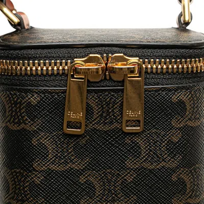 Pre-owned Celine Brown Pvc Leather Shoulder Bag ()