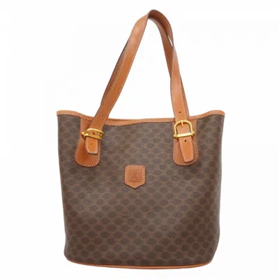Pre-owned Celine Brown Pvc Tote Bag ()