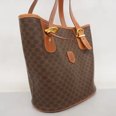 Pre-owned Celine Brown Pvc Tote Bag ()