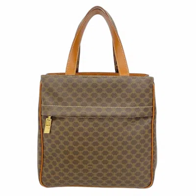 Pre-owned Celine Brown Pvc Tote Bag ()