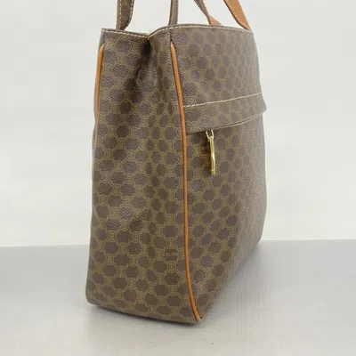 Pre-owned Celine Brown Pvc Tote Bag ()