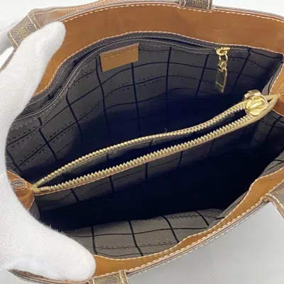 Pre-owned Celine Brown Pvc Tote Bag ()