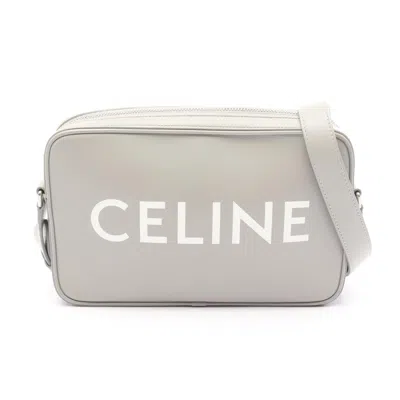 Pre-owned Celine Gray Leather Shoulder Bag ()