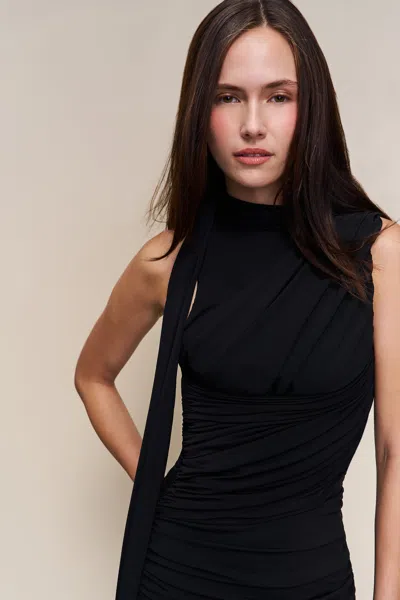 Danielle Guizio Ny Bijou Mini Dress In Black