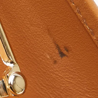 Pre-owned Celine Macadam Brown Pvc Leather Long Wallet (bi-fold) ()