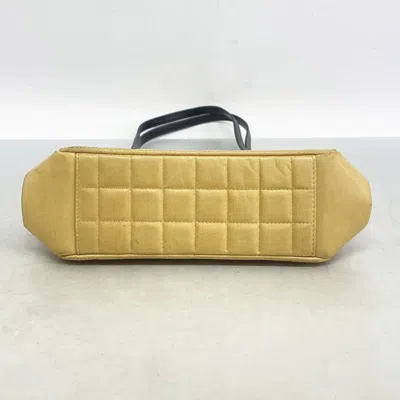 Pre-owned Chanel Black Brown Leather Shoulder Bag () In Multi