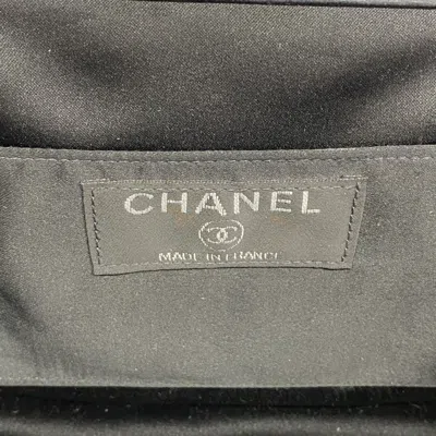Pre-owned Chanel Black Brown Leather Shoulder Bag () In Multi