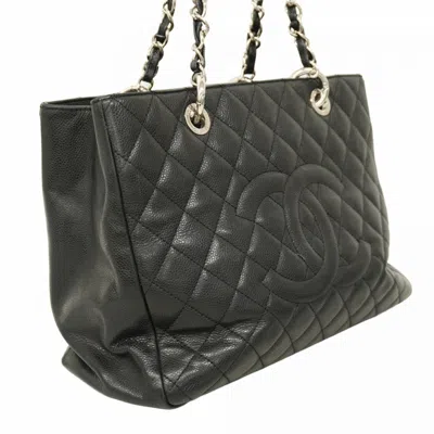 Pre-owned Chanel Black Canvas Shoulder Bag ()