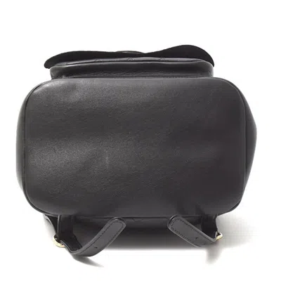 Pre-owned Chanel Black Leather Backpack ()