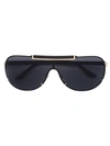 Versace Aviator Sunglasses - Black