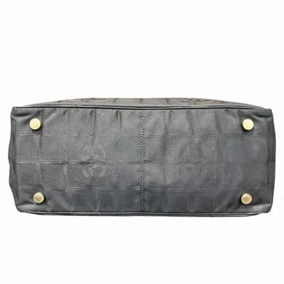 Pre-owned Chanel Black Nylon Shoulder Bag Tote Bag ()