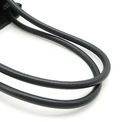 Pre-owned Chanel Black White Leather Shoulder Bag Tote Bag () In Multi