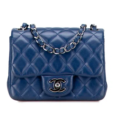 Pre-owned Chanel Blue Leather Shoulder Bag ()