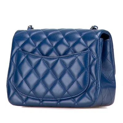 Pre-owned Chanel Blue Leather Shoulder Bag ()