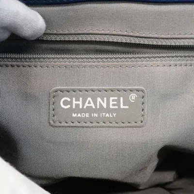Pre-owned Chanel Blue Leather Shoulder Bag ()