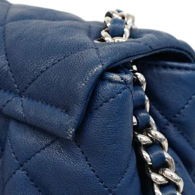 Pre-owned Chanel Blue Leather Shoulder Bag ()