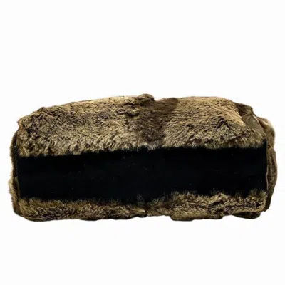 Pre-owned Chanel Brown Fur Leather Tote Bag ()