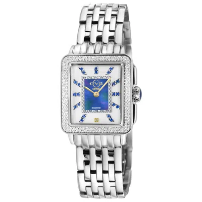Gv2 By Gevril Padova Gemstone Women's Watch In Blue
