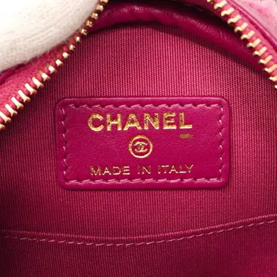 Pre-owned Chanel Pink Fur Shoulder Bag ()